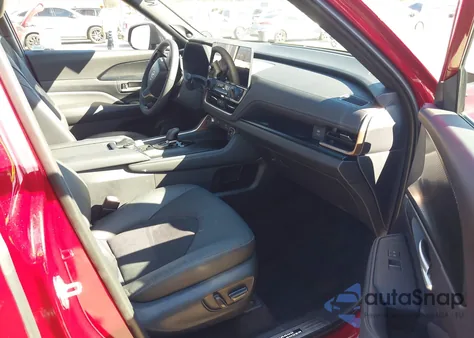 2025 Toyota Grand Highlander Hybrid Platinum Max из США, поврежденный, VIN 5TDADAB51SS024735